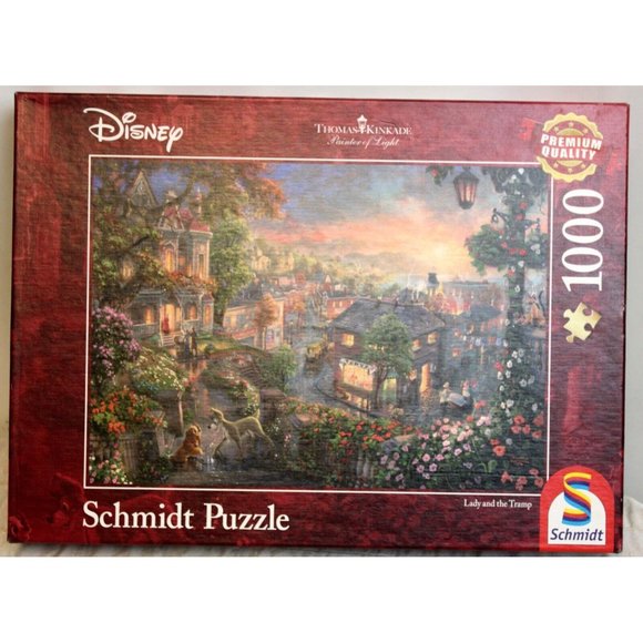 Disney Games Thomas Kinkade Lady And The Tramp Disney 00 Pc Schmidt